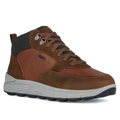 Image of Geox Men&#039;s U Spherica 4x4 B ABX Ankle Boot, Cognac, 10 UK
