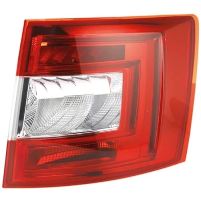 Image of RLSkodaOctavia Rear light HELLA 2VP 354 818 031 Left LED, P21W, PY21W without bulb holder SKODA: Octavia 3 Combi