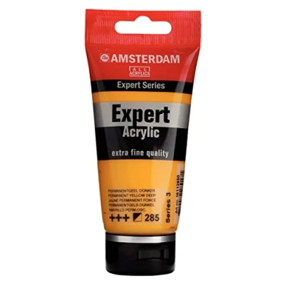 Image of Amsterdam Expert: Artists Acrylic Paint : 75ml series 3 Permanent Yellow Deep