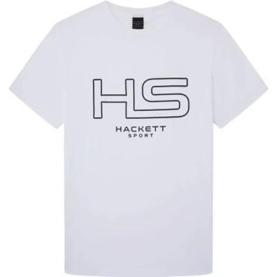 Image of Hackett London Men&#039;s Hs Logo Tee T Shirt, White (White), XS