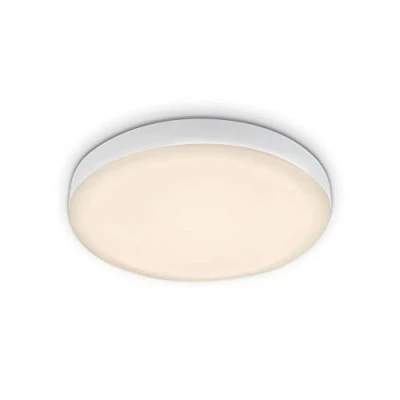 Image of Briloner LED recessed spotlight Plat, white, Ø 10 cm, 3,000K