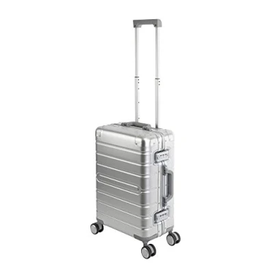 Image of Travelhouse Oslo T6005 Aluminium Travel Suitcase in Various Sizes and Colours, silver, Handgepäck,