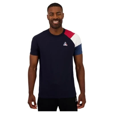Image of Le Coq Sportif BAT SP TEE SS N1 M men&#039;s T shirt in Marine