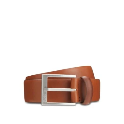 Image of BOSS Erron Belt, Men&#039;s, Size: 32, Dark brown three