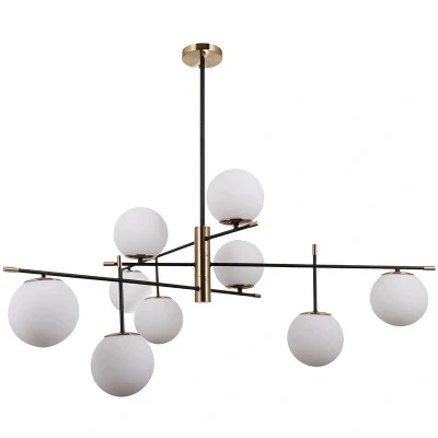 Image of Italux Lighting Stelia Modern 9 Light Globe Pendant Ceiling Light, E14