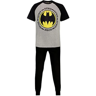 Image of DC Comics Mens Pyjamas Batman Multicoloured Small