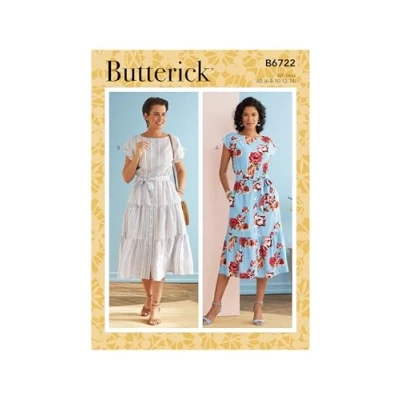 Image of Butterick B6722E5 Misses&#039; Dresses, E5 (14 16 18 20 22)