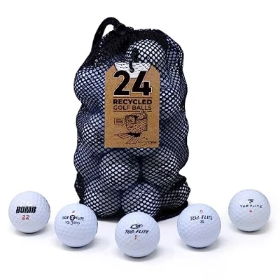 Image of Second Chance Top Flite 24 Quality Lake Golf Balls Grade A
