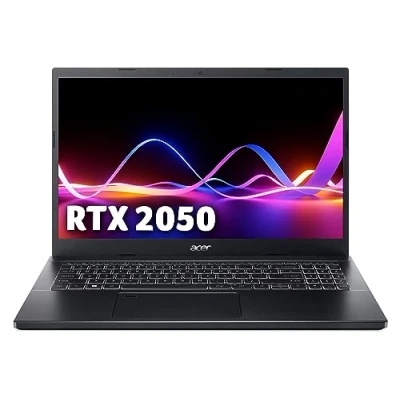 Image of Acer Aspire 7 A715 76G 15.6 inch Gaming Laptop (Intel Core i5 12450H, 8 GB RAM, 512 SSD, NVIDIA GeForce RTX 2050 4G, 1920 x 1080 144Hz Display, Windows 11, Black) (Renewed)