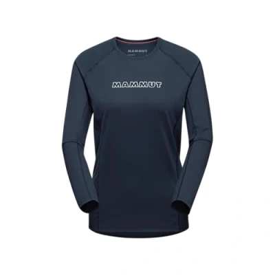 Image of Mammut Selun LOGO Long sleeved top, Women&#039;s, Size: Medium, Marine
