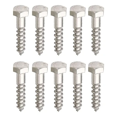 Image of M8 x 60mm Hex Head Coach Screws 10 Pack