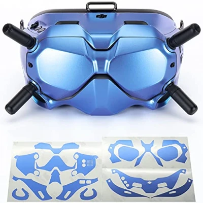 Image of WRAPGRADE Skin Compatible with DJI FPV Goggles V2 (CELESTE BLUE)