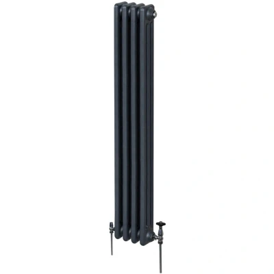 Image of MonsterShop Traditional 3 Column Radiators 1800 x 202mm Anthracite Grey