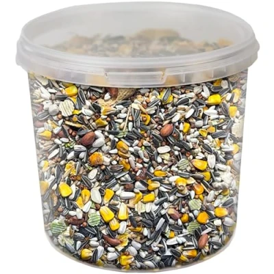 Image of GardenersDream NO1 Parrot Food Premium Quality High Energy Mix Nutritious Wild Garden Bird Feed Additive Free Cleaned to 99.9% Purity Provides Both Mental and Physical Stimulation (5L Tub)