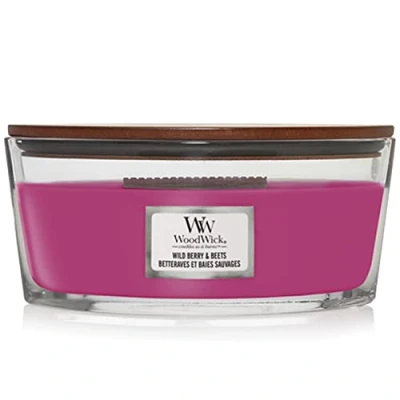 Image of WoodWick Scented Candle Ellipse Wild Berry &amp; Beets 9 cm / 19