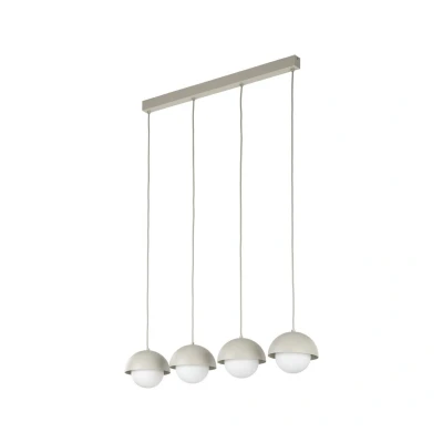 Image of Bono Bar Pendant Ceiling Light White 4xG9