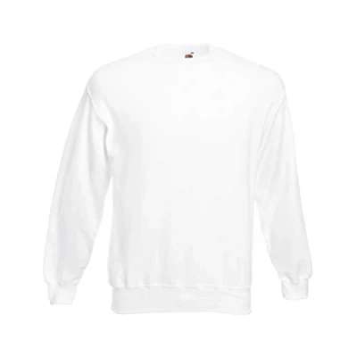Image of Fruit Of The Loom Men 62 202 0 Sweatshirt White, X Large