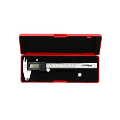 Image of GEDORE red Digital calliper, mm/inch display, Measuring range: 153 mm, 6&quot;, outer/inner/step/depth measurement, R94420021