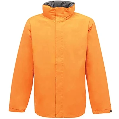 Image of Regatta Men&#039;s Ardmore Jacket Jacket, Multicoloured (Sun Orange/Seal Grey), Medium (Manufacturer Size:M)