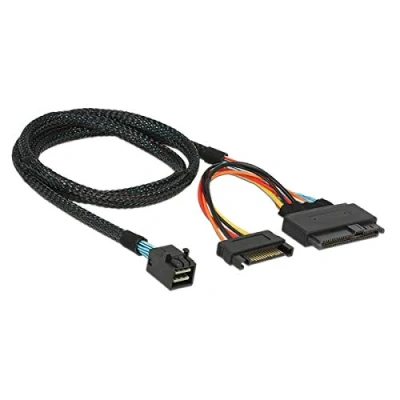 Image of Cablecc U.2 U2 SFF 8639 NVME PCIe SSD Cable for Motherboard Intel 750 p3600 p3700 M.2 8643 Mini SAS HD