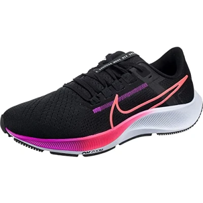 Image of NIKE Men&#039;s Air Zoom Pegasus 38 Running Shoe, Black, 10.5 UK
