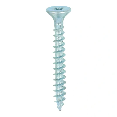 Image of 4x TIMCO Solo Chipboard &amp; Woodscrews Pz Double Countersunk Zinc 60050SOLOZ Pack of 200