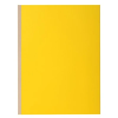Image of Exacompta Ref 416009E Rocks Collection Expanding Spine Folders 240 x 320mm in Size, Suitable for A4 Documents, 320gsm Material Yellow (Pack of 10)