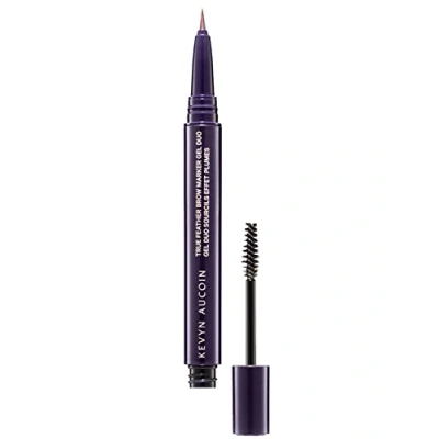 Image of Kevyn Aucoin True Feather Brow Marker Gel Duo Warm Brunette For Women 0.06 oz