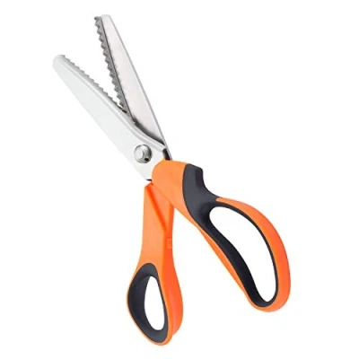 Image of BlueSnail 8 Inch Stainless Steel Dressmaker&#039;s Shears Handled Professional Dressmaking Sewing Scissors (Black)