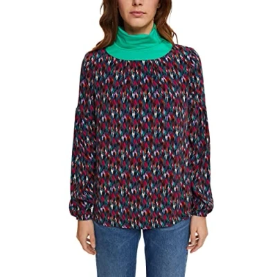 Image of ESPRIT Women&#039;s 112ee1f318 Blouse, 003/Black 3, M