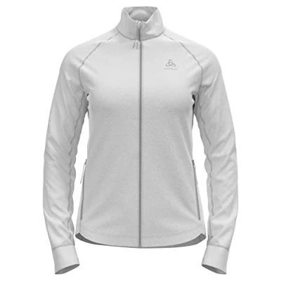 Image of Odlo Women Long sleeved shirt with zipper RIGI, white, XXL
