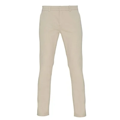 Image of Asquith &amp; Fox Women&#039;s Chino Trousers, Off White (Natural 000), 14 (Size:Large)