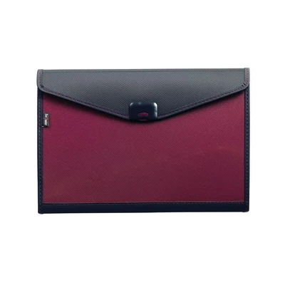 Image of Snopake Foolscap/A4+ Zeon Ruby 13 Part Expanding Organiser [Ref: 15895]