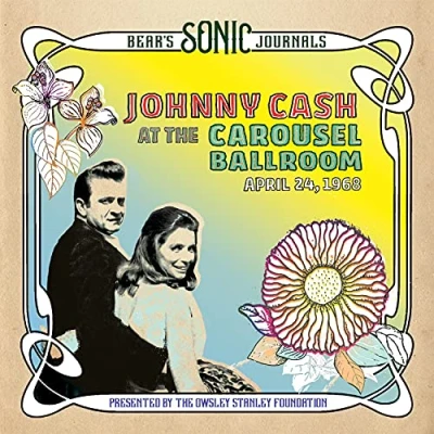 Image of Johnny Cash At The Carousel Ballroom April 24, 1968 Blue &amp; Yellow vinyl Sealed 2021 USA box set OSF V8SP