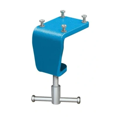Image of Heuer 119120 Table Clamp, Clamp (Vice 120 mm to Worktop No Drilling Attaching Space Saving Weight 1.7 kg Thickness 10 60 mm) vonii
