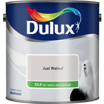 Image of Dulux Silk Just Walnut 2.5L by