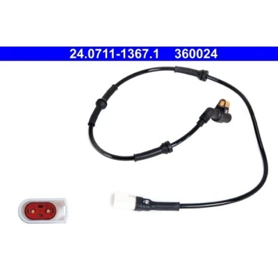 Image of 1E0043701A, 1E0043701B ABS Sensor ATE 24.0711 1367.1 875mm FORD: Puma Hatchback