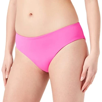 Image of Hurley Women&#039;s Solid Full Bottom Bikini Panties, Dragonfruit, L