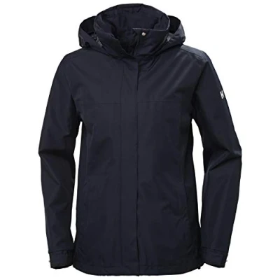 Image of Helly Hansen Womens Aden Rain Jacket, S, Navy