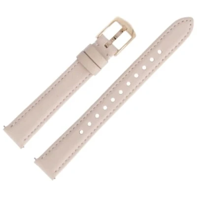 Image of Fossil Watch Strap 14 mm Leather Pink ES 3988 LB ES3988