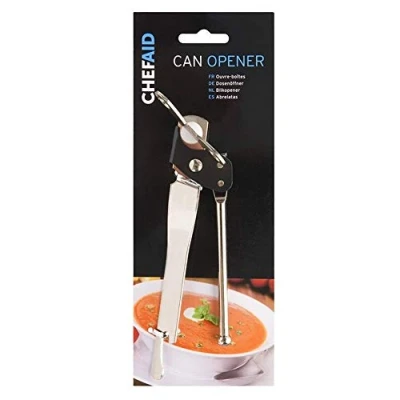 Image of Chef Aid Traditional Design Can Opener with Butterfly Twist, Everyday Basic intergrated Bottle