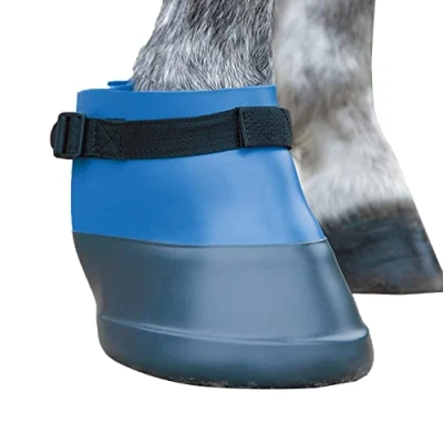 Image of Shires Equestrian Poultice Boot Medium Navy/Black
