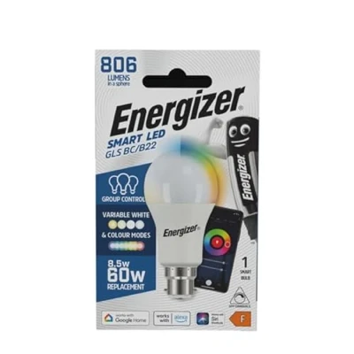 Image of 60W Smart LED GLS B22 RGBW S18459