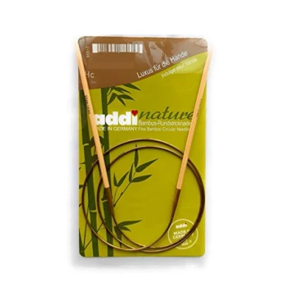 Image of addiNature Bamboo Circular Knitting Needles 100cm 4.00mm
