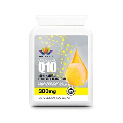 Image of Co Enzyme CoQ10 90 Capsules 300mg High Strength Trans Form UK Made GMP Quality (90s)