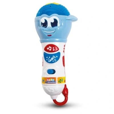 Image of Clementoni 17181 Baby Microphone Light And Sound Toys, Interactive Education Toy, Early Years Infant Toys 10 Months