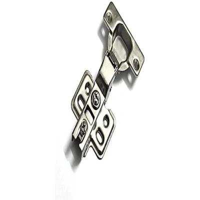 Image of Merriway BH07386 (20 Pcs) Slide On Sprung Full Overlay Kitchen Cabinet Wardrobe Concealed Hinges, Zinc Plated 35mm 95 Degree Pack of 20 Pieces