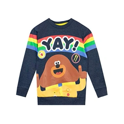 Image of Hey Duggee Boys Sweatshirt Squirrel Club Blue 3 4 Years