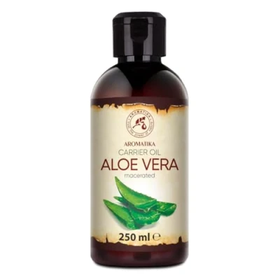 Image of Pure Aloe Vera Oil 250ml Barbadensis Brasil Skin Face &amp; Baby Oils