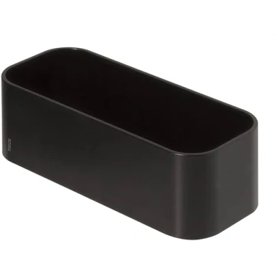 Image of Tiger Wall Tray/Shower Basket, Black, 25x11x8cm